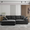 Daisy Convertible Sectional Sofa Couch with L-Shaped