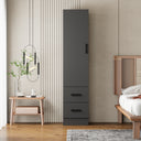NW 16 - 108 Armoire Closet With 2 Drawers And Door That Can Open From Either The Left Or Right