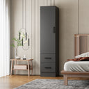NW 16 - 108 Armoire Closet With 2 Drawers And Door That Can Open From Either The Left Or Right