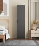 NW 16 - 104 Tall Armoire Space Saver with Shelves and Hanging Rod