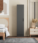 NW 16 - 104 Tall Armoire Space Saver with Shelves and Hanging Rod