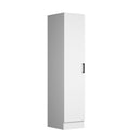 NW 16 - 104 Tall Armoire Space Saver with Shelves and Hanging Rod