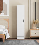 NW 16 - 104 Tall Armoire Space Saver with Shelves and Hanging Rod
