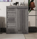 JLM Gentleman Chest 5-Drawer Wooden Tall Chest