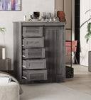 JLM Gentleman Chest 5-Drawer Wooden Tall Chest