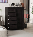 JLM Gentleman Chest 5-Drawer Wooden Tall Chest