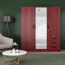 NW 361 - 61"Wide Mirrored Armoire 3 Drawers & Shelves
