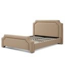 Elegant Upholstered Bed Frame With Nailhead Trim