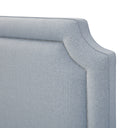 Elegant Upholstered Bed Frame With Nailhead Trim