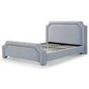 Elegant Upholstered Bed Frame With Nailhead Trim