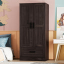 C111 - 2 Doors Engineered Wood Wardrobe