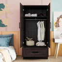 C111 - 2 Doors Engineered Wood Wardrobe
