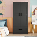 C111 - 2 Doors Engineered Wood Wardrobe