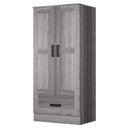 C111 - 2 Doors Engineered Wood Wardrobe