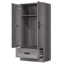 C111 - 2 Doors Engineered Wood Wardrobe