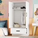 C111 - 2 Doors Engineered Wood Wardrobe