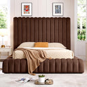 Luxurious Velvet Avalon Platform Bed