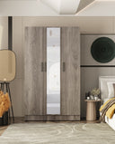 NW 360 - Mirrored Armoire With 3 Doors With Ample Storage