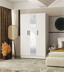 NW 360 - Mirrored Armoire With 3 Doors With Ample Storage