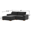 Isabella Corduroy Sofa & 1 Ottoman