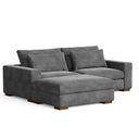 Isabella Corduroy Sofa & 1 Ottoman