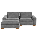 Isabella Corduroy Sofa & 1 Ottoman