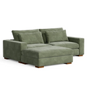 Isabella Corduroy Sofa & 1 Ottoman