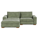 Isabella Corduroy Sofa & 1 Ottoman