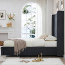 Jeffrey Velvet Upholstered Bed Frame