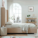 Jeffrey Velvet Upholstered Bed Frame