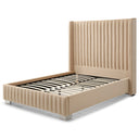 Jeffrey Velvet Upholstered Bed Frame