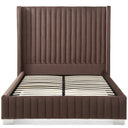 Jeffrey Velvet Upholstered Bed Frame