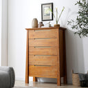 Madison Rustic Finish Modern Tall Chest