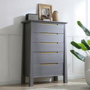 Madison Rustic Finish Modern Tall Chest