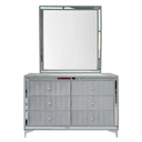 Monique Velvet Double Dresser With Mirror