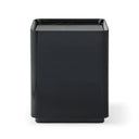 Modern High-gloss 2-drawer Nightstand