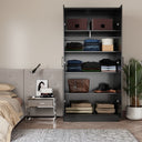 NW 104 High Large Armoire 2 Door Hanging and Shelves