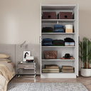 NW 104 High Large Armoire 2 Door Hanging and Shelves