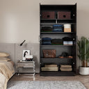 NW 104 High Large Armoire 2 Door Hanging and Shelves