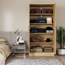 NW 104 High Large Armoire 2 Door Hanging and Shelves
