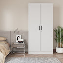 NW 104 High Large Armoire 2 Door Hanging and Shelves