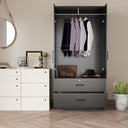 NW 108 - Armoire 2-Door Wardrobe with 2-Drawers