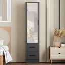 NW 16 - 108 Armoire Closet With 2 Drawers And Mirror