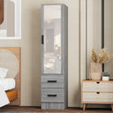 NW 16 - 108 Armoire Closet With 2 Drawers And Mirror