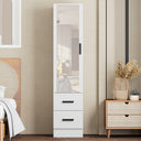 NW 16 - 108 Armoire Closet With 2 Drawers And Mirror