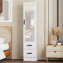 NW 16 - 108 Armoire Closet With 2 Drawers And Mirror
