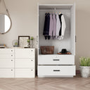 NW 108 - Armoire 2-Door Wardrobe with 2-Drawers