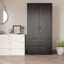 NW 108 - Armoire 2-Door Wardrobe with 2-Drawers