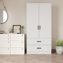 NW 108 - Armoire 2-Door Wardrobe with 2-Drawers