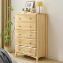 Solid Pine Wood Shaker Style 5 Drawers